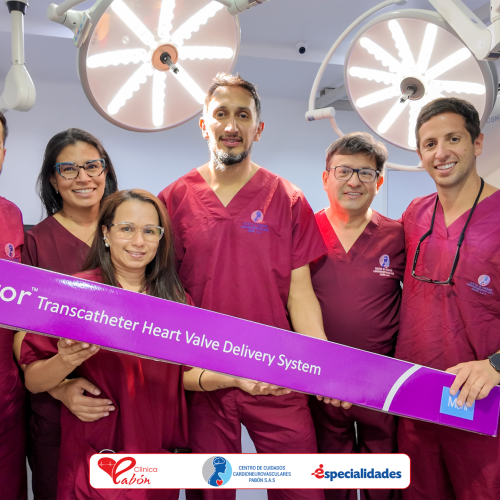Clínica Pabón realiza primer reemplazo valvular mitral percutáneo CASO DEL MES.