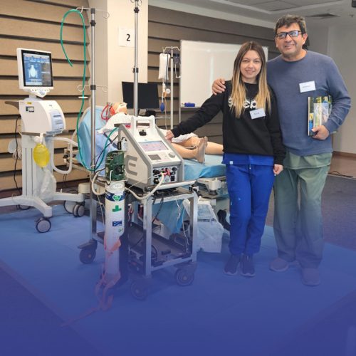 Equipo de Clínica Pabón en Programa de entrenamiento de ECMO en Chile